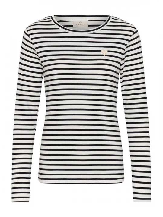 Foto van product Kaffe Shirt 'KALiddy' zwart / wit
