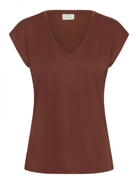 Foto van product Kaffe Shirt 'KALise' chocoladebruin