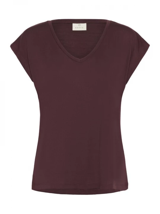 Foto van product Kaffe Shirt 'KAlise' chocoladebruin