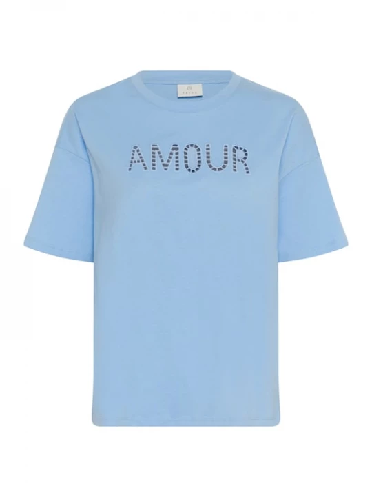 Foto van product Kaffe Shirt 'KALuna' azuur