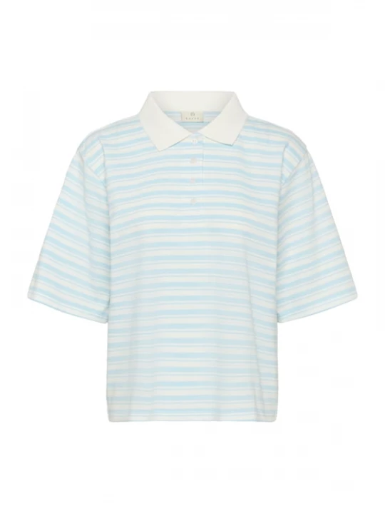 Foto van product Kaffe Shirt 'KAMiala' lichtblauw / wit