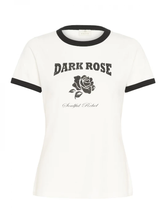Foto van product Kaffe Shirt 'KAolivia' grijs gemêleerd / zwart / wit