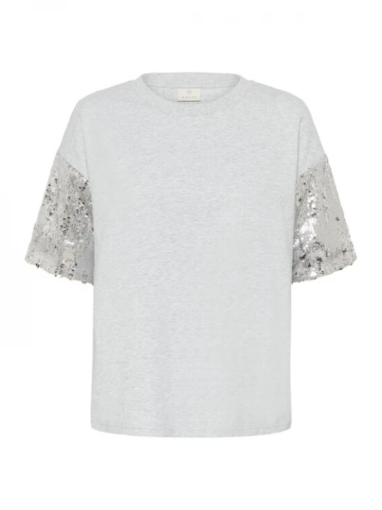 Foto van product Kaffe Shirt 'KASelvina' lichtgrijs