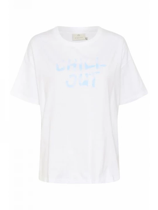 Foto van product Kaffe Shirt 'KAVigga' lichtblauw / wit