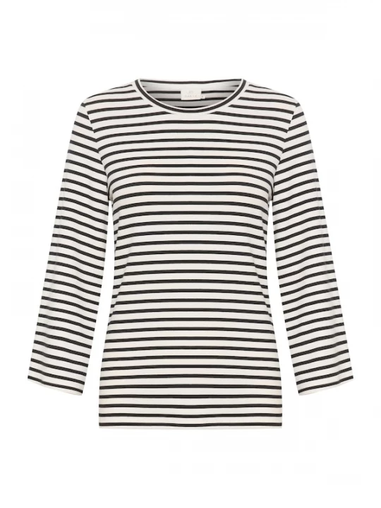 Foto van product Kaffe Shirt 'Liddy' zwart / wit
