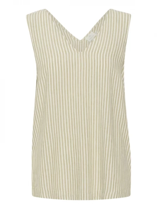 Foto van product Kaffe Shirt 'Milia' beige / wit