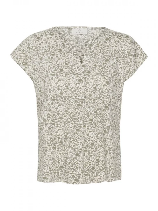 Foto van product Kaffe Shirt 'Mille' olijfgroen / pastelgroen