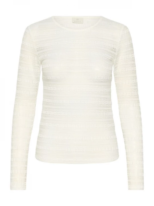 Foto van product Kaffe Shirt 'Nanna' natuurwit