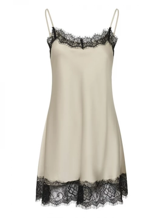 Foto van product Kaffe Top 'KAHill' beige / zwart