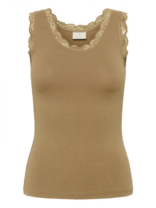Foto van product Kaffe Top 'KAomi' donkerbeige