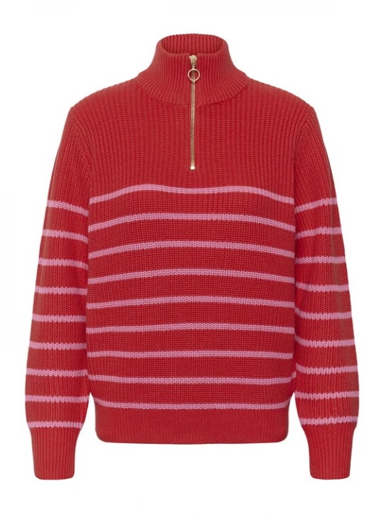 Foto van product Kaffe Trui 'Alioa' rosa / rood