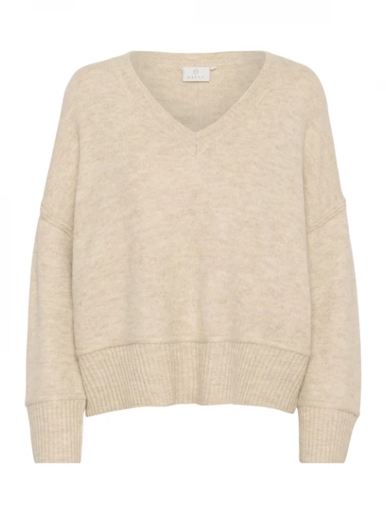 Foto van product Kaffe Trui beige gemêleerd