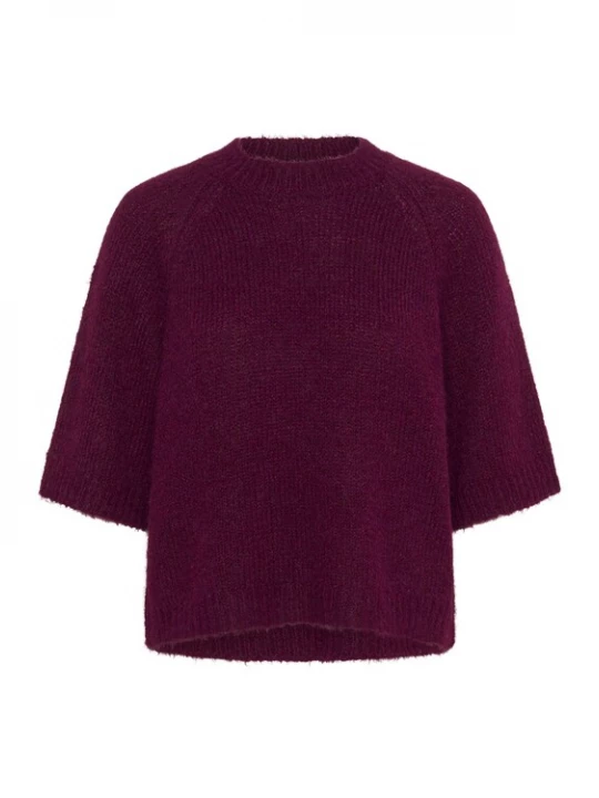 Foto van product Kaffe Trui 'Emilie' bordeaux