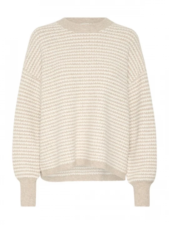 Foto van product Kaffe Trui 'KA Ellery' beige / offwhite