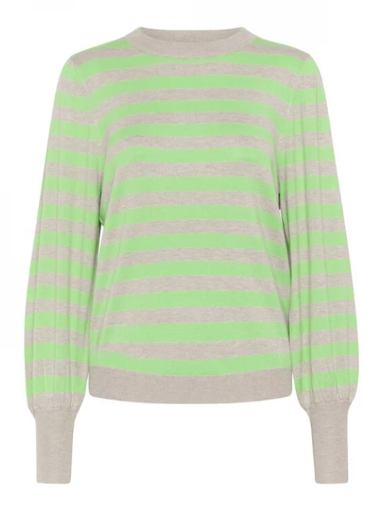 Foto van product Kaffe Trui 'KA Lizzy' beige gemêleerd / pastellila