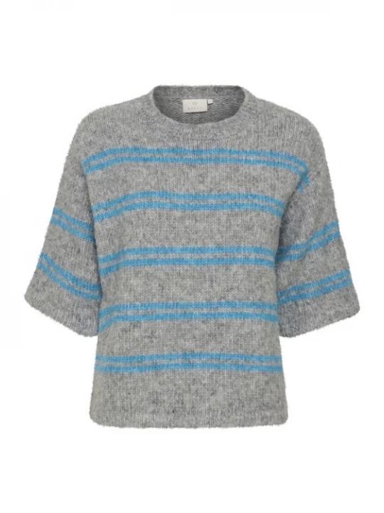 Foto van product Kaffe Trui 'KA Trina' blauw / grijs gemêleerd
