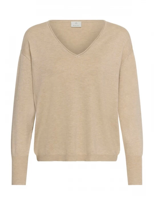Foto van product Kaffe Trui 'KAlizza Mai' beige gemêleerd