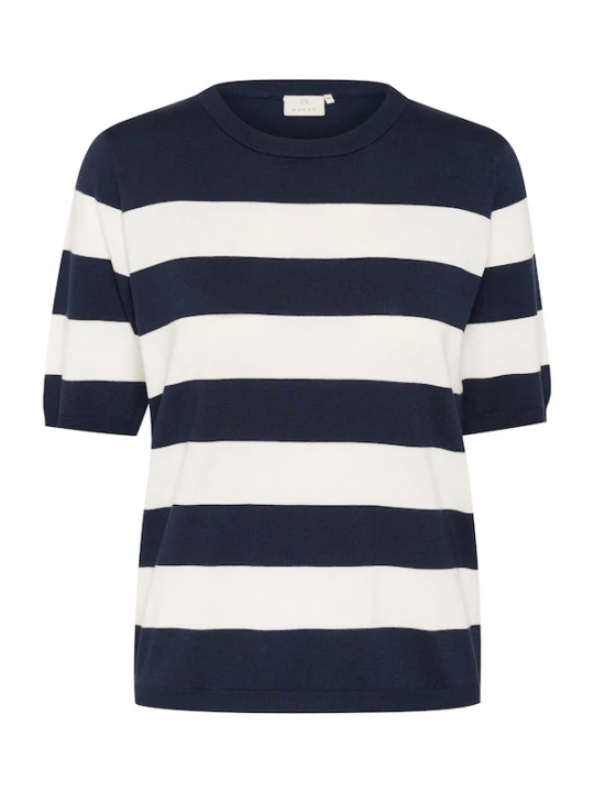 Foto van product Kaffe Trui 'KALizza' navy / wit