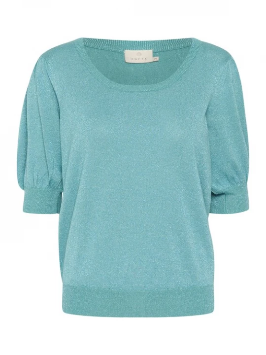 Foto van product Kaffe Trui 'KARegina' turquoise