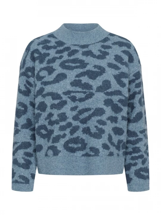 Foto van product Kaffe Trui 'KAsandra' smoky blue / donkerblauw