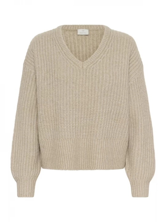Foto van product Kaffe Trui 'Lianne' beige gemêleerd