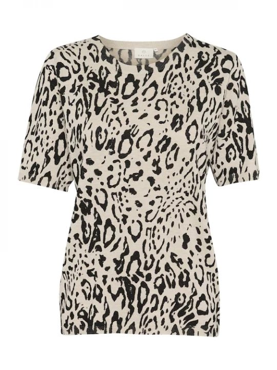 Foto van product Kaffe Trui 'Liz' beige / zwart