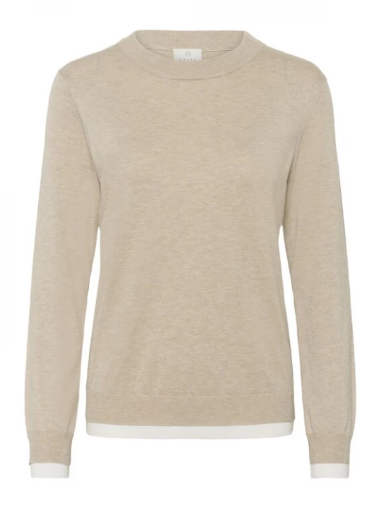 Foto van product Kaffe Trui 'Lizza' beige gemêleerd