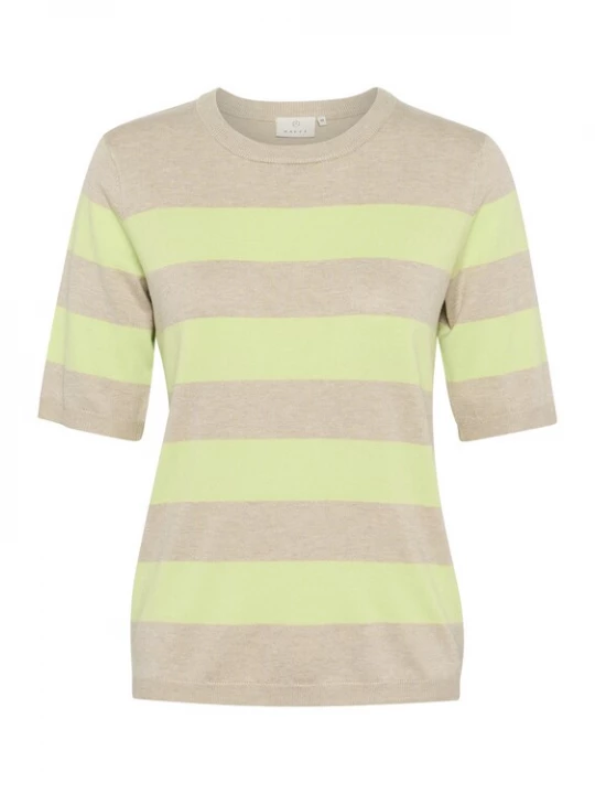 Foto van product Kaffe Trui 'Lizza' beige gemêleerd / appel