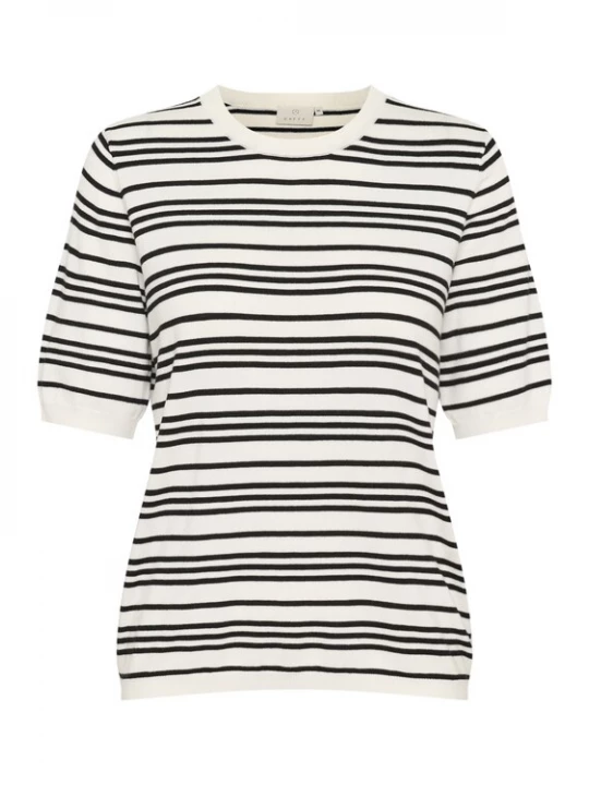 Foto van product Kaffe Trui 'Lizza' zwart / offwhite