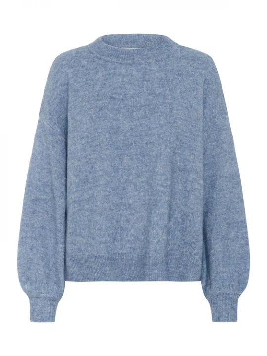 Foto van product Kaffe Trui 'Luca' blauw gemêleerd