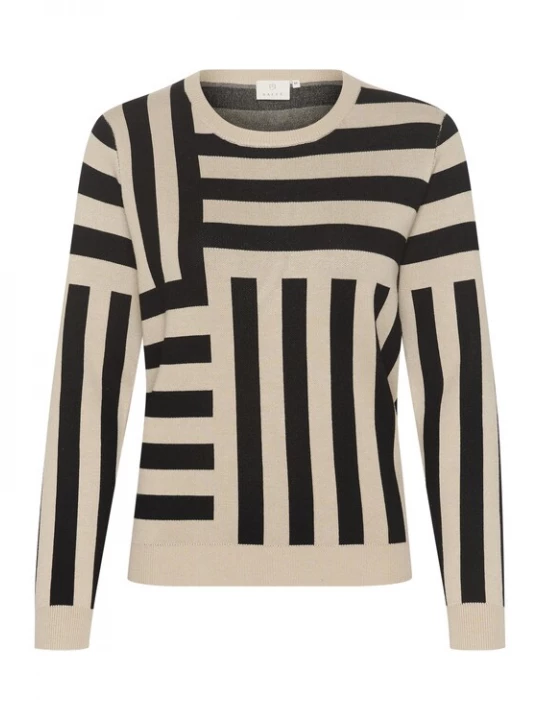 Foto van product Kaffe Trui 'Tilde' beige / zwart