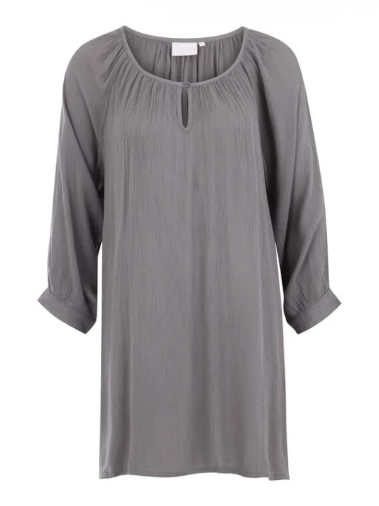 Foto van product Kaffe Tuniek 'Amber' lichtgrijs