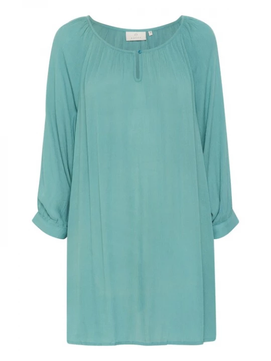 Foto van product Kaffe Tuniek 'KAamber' turquoise