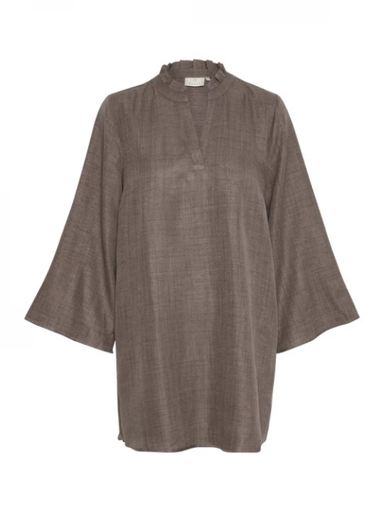 Foto van product Kaffe Tuniek 'KAEllen' bruin gemêleerd