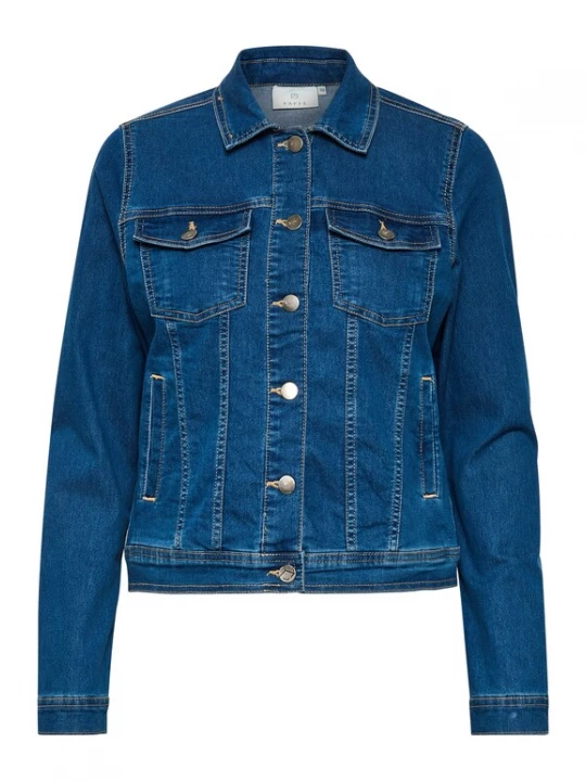 Foto van product Kaffe Tussenjas blauw denim