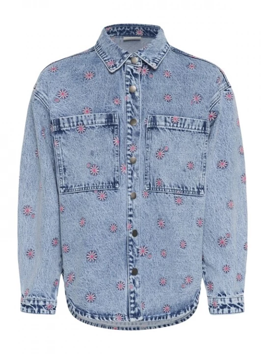 Foto van product Kaffe Tussenjas 'KABabena' blauw denim / oudroze