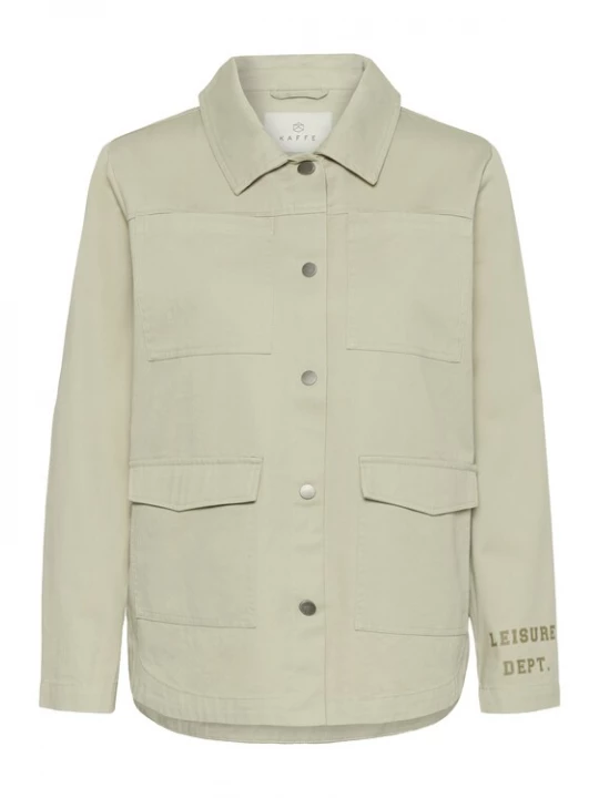 Foto van product Kaffe Tussenjas 'KACica' beige / grijs