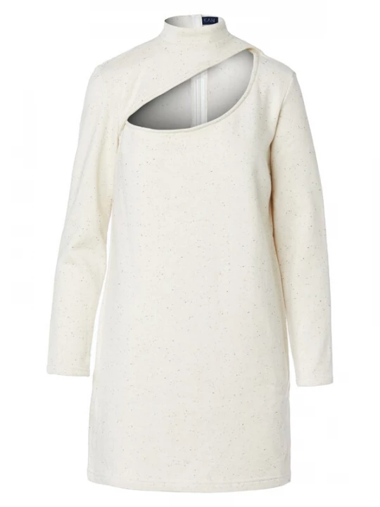 Foto van product KAN Jurk 'MAGNESITE' ecru / sand / blauw / groen