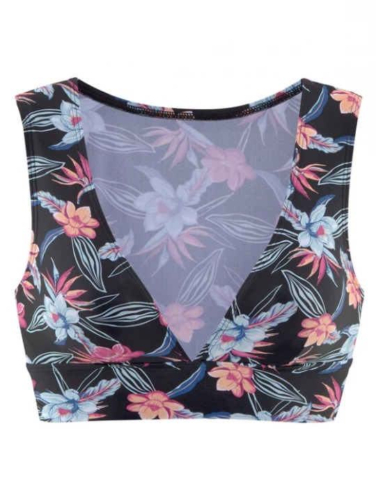 Foto van product KangaROOS Bikinitop lichtblauw / lichtoranje / donkerroze / zwart