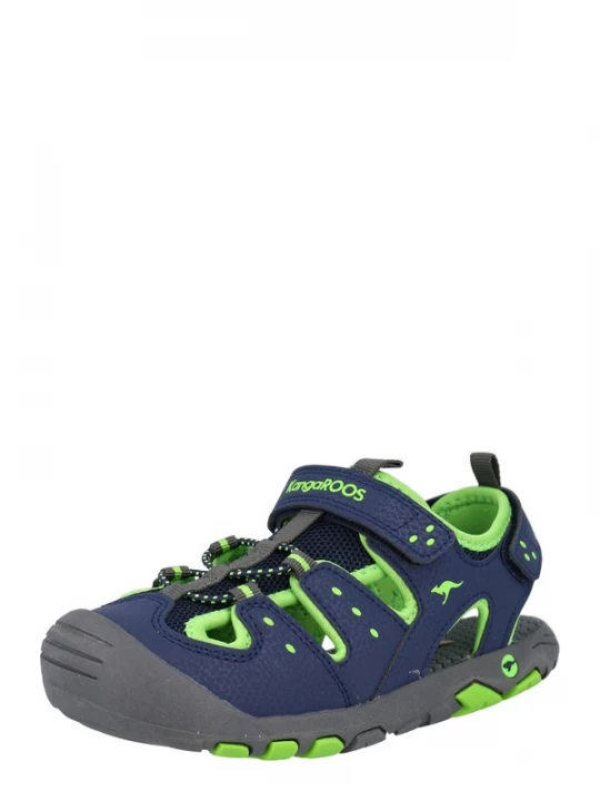 Foto van product KangaROOS Open schoenen 'Trek' navy / grijs / limoen