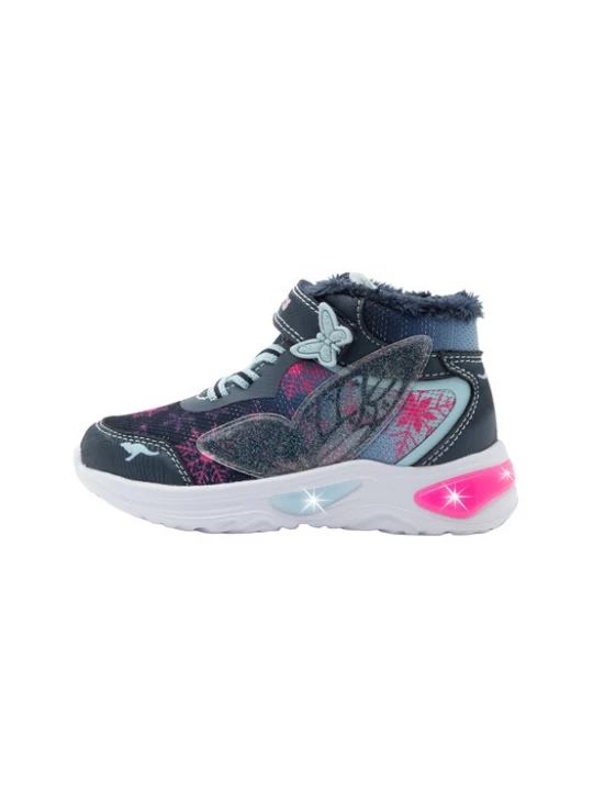 Foto van product KangaROOS Snowboots 'K-UW Broome' blauw / lichtblauw / pink / zilver