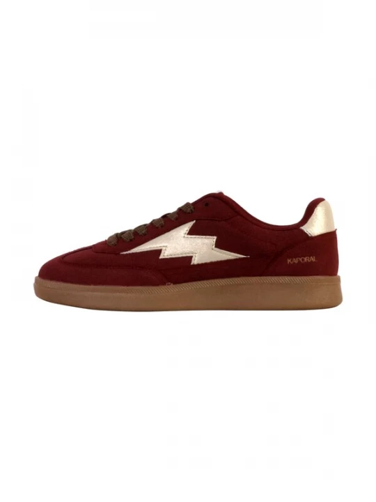 Foto van product Kaporal Sportieve veterschoen 'Seven Low-Top-Sneaker mit Schnürung' rood