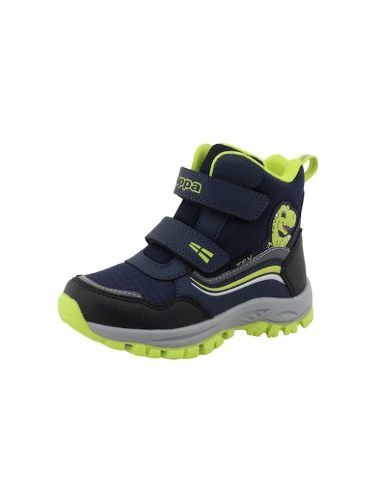Foto van product KAPPA Laarzen 'Erica' navy / lichtgroen / wit