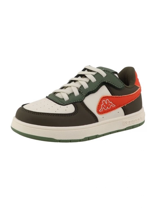 Foto van product KAPPA Sneakers 'Fiala' bruin / olijfgroen / oranje / wit