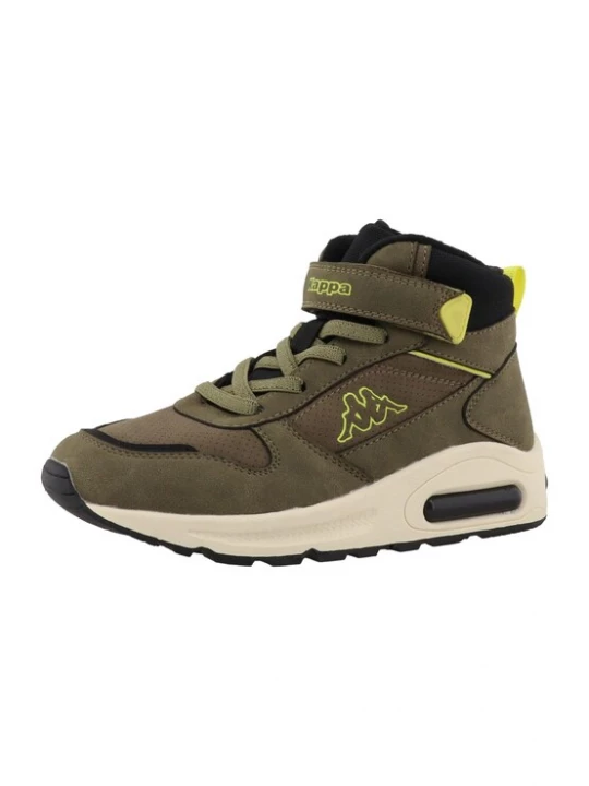 Foto van product KAPPA Sneakers 'Finno' kaki / neongroen / zwart