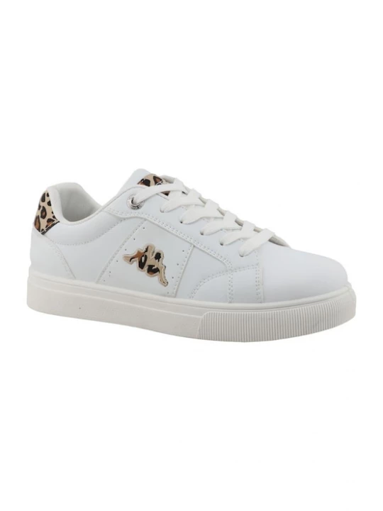 Foto van product KAPPA Sneakers laag 'Lavina' beige / pueblo / zwart / wit