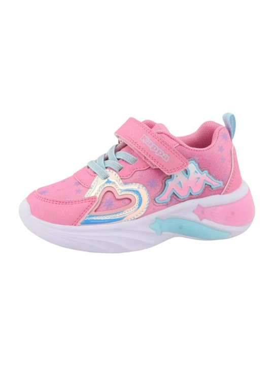 Foto van product KAPPA Sneakers 'Mette' lichtblauw / rosa / zilver