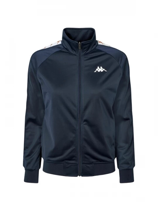 Foto van product KAPPA Sportjas 'KWBanda Wanniston' marine / cognac / wit