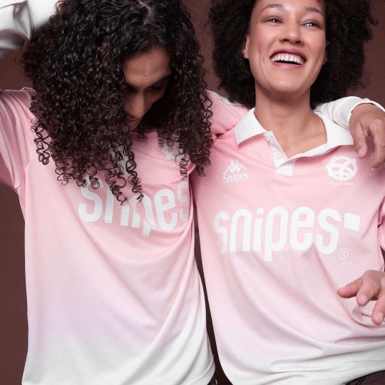 Foto van product KAPPA x SNIPES Jersey AOP lichtroze