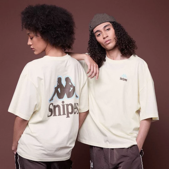 Foto van product KAPPA x SNIPES Oversized Tee beżowy